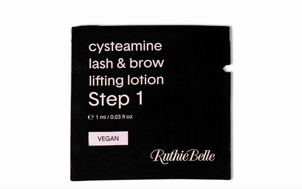 uthie Belle's gentle Cysteamine Lash &amp; Brow Lifting Lotion suits both lashes and brows: there's no need to stock extra lifting lotion for brow lift treatments.


Our Cysteamine-based formula achieves sky-high results loved by your customers with earth and lash-friendly ingredients like cysteamine and plant-based amino acids.

The results last as long as with traditional harsh lifting lotions, but since our Cysteamine Lifting Lotion does not dehydrate lashes:

It prevents lashes from over-processing
Your